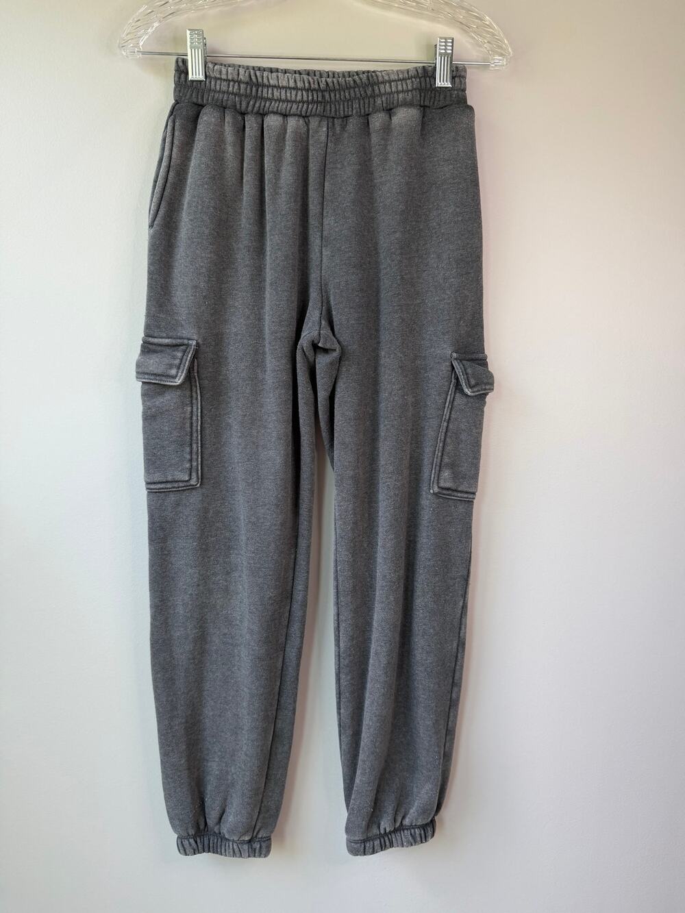 Art Class Girls Size L 10-12 Cargo Joggers Soft Cozy Gray